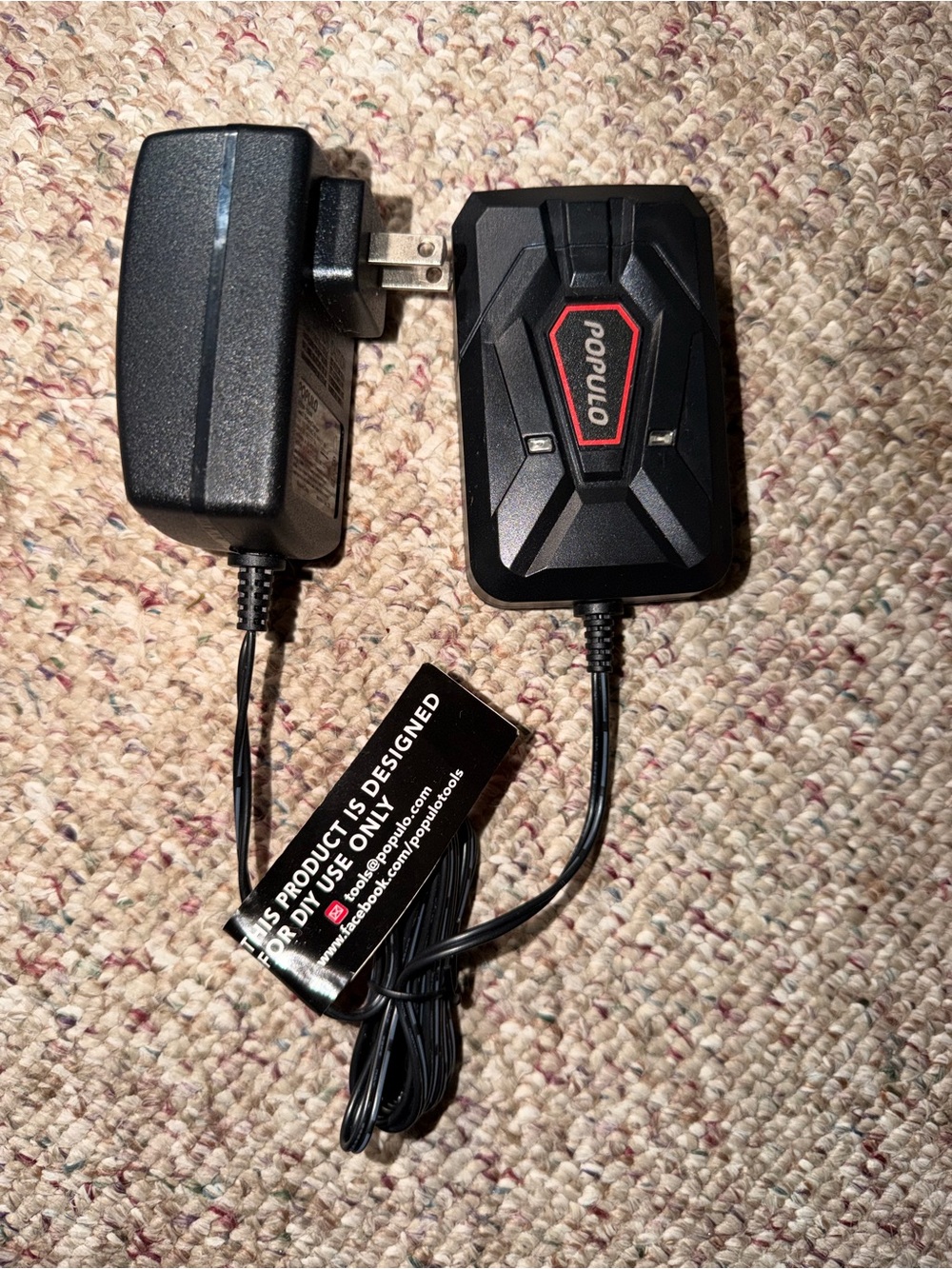 POPULO 20V Lithium-Ion Battery Charger OEM Cordless Power Tool Charger 21V Outpu